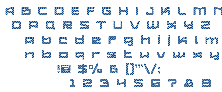 Logofontik Stripes 4F font